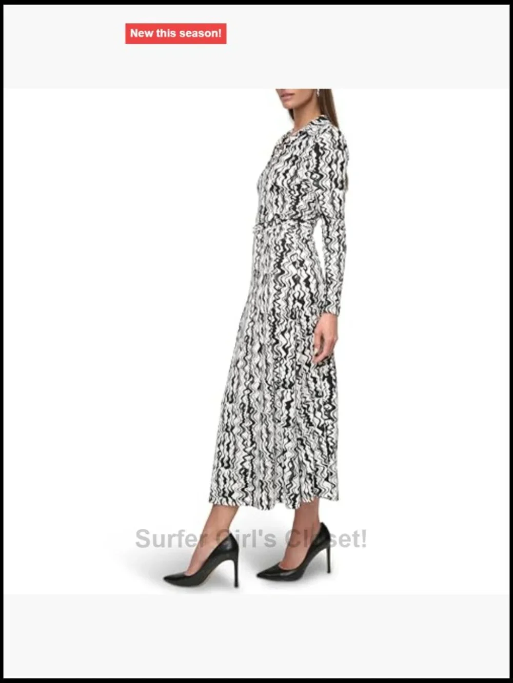 Long Sleeve Collared Neck Maxi Dress with Buckle Belt